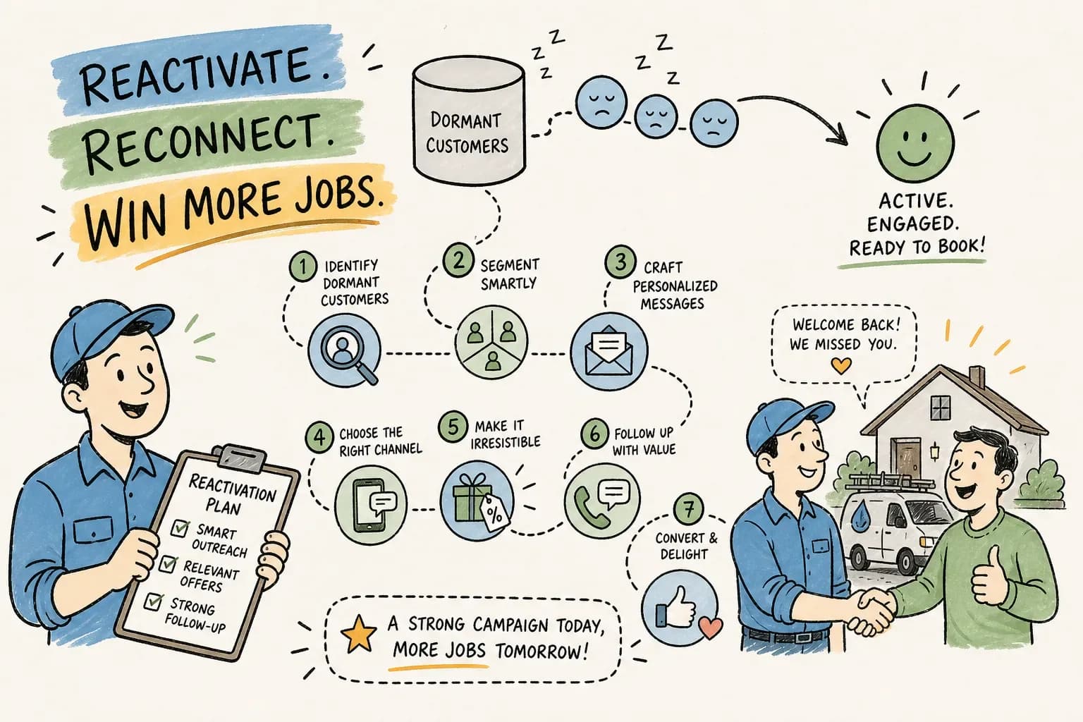 7 Steps to a Winning Database Reactivation Campaign for Home Services