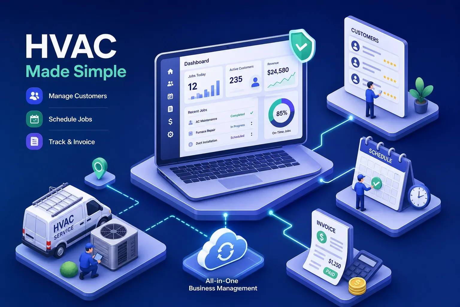 Best HVAC Customer Management Software for Small Businesses