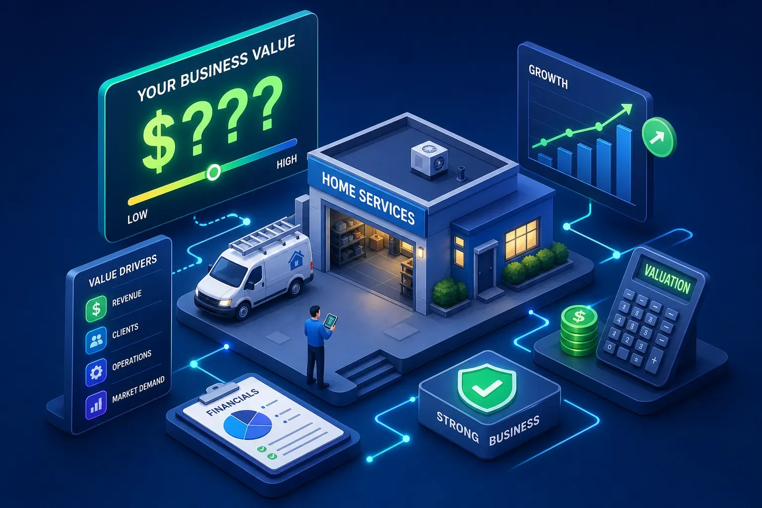 Home Services Business Valuation: What Your Shop Is Worth
