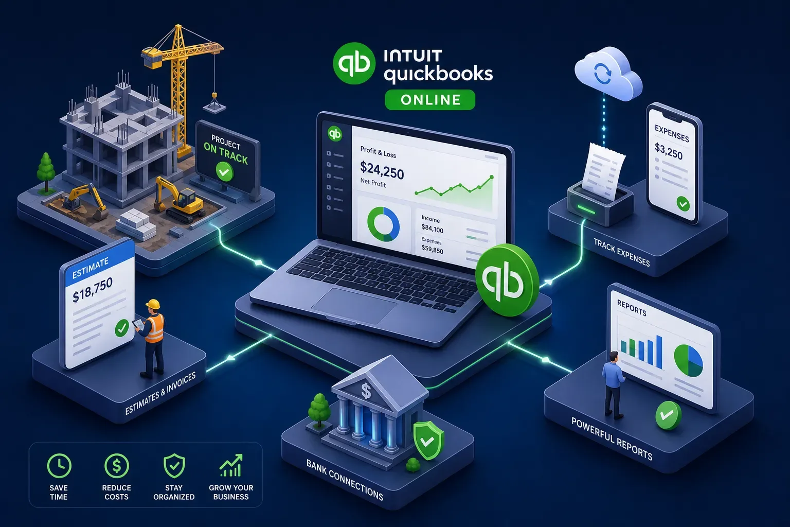 QuickBooks Online for Contractors: Complete 2026 Guide