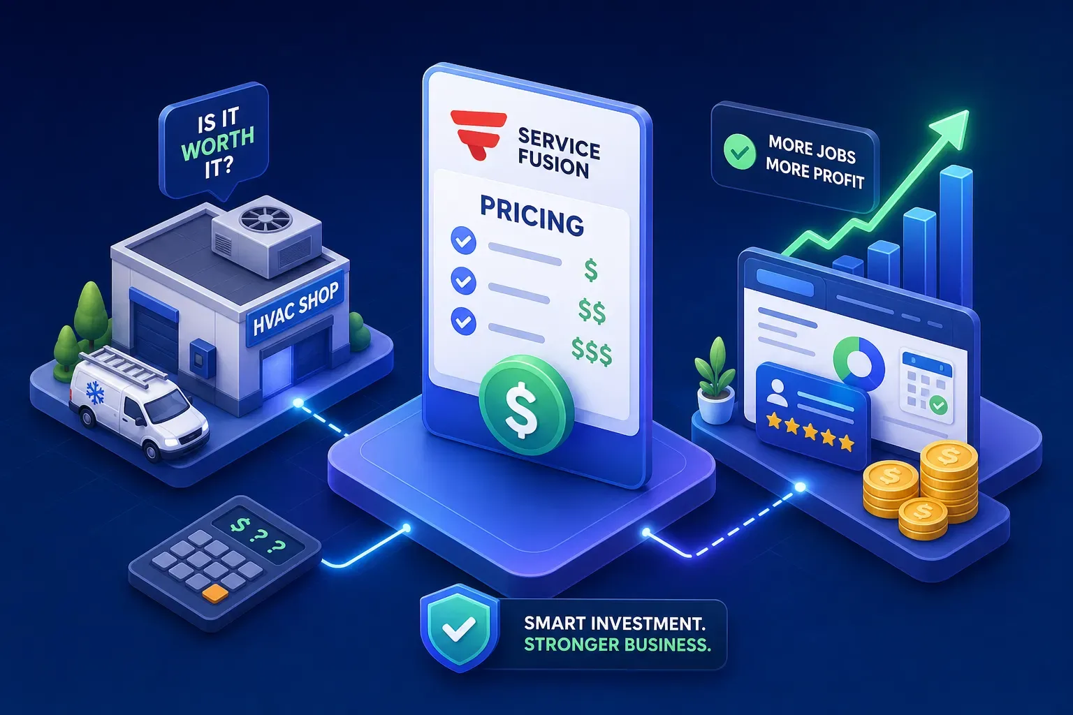 Service Fusion Pricing: Is It Worth It for Small HVAC Shops?